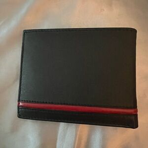 Black and Red Men's Wallet